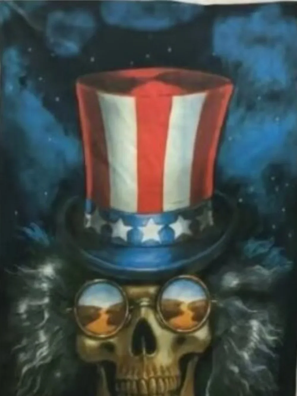 Grateful Dead Uncle Sam Skull Tapestry ~ 30